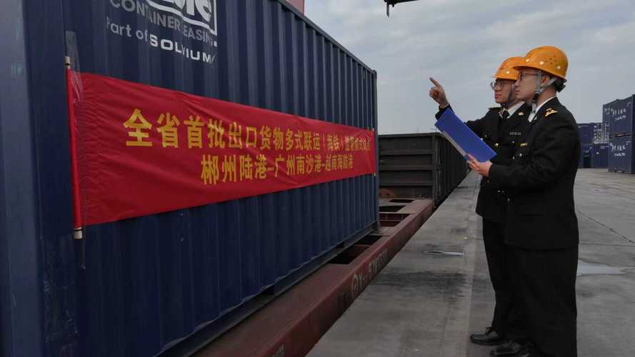 湖南落地首批海铁联运海关监管新模式货物